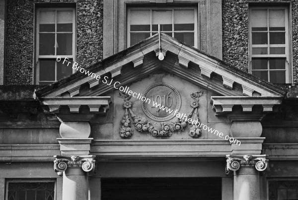 HERBERTSTOWN HOUSE FROM SOUTH DETAIL OF OVERDOOR